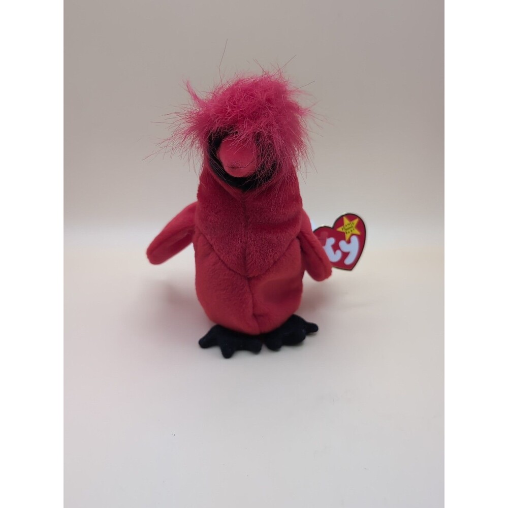 TY Beanie Baby “Mac” The Cardinal – Rare with Hang Tag and Tush Tag Date Errors